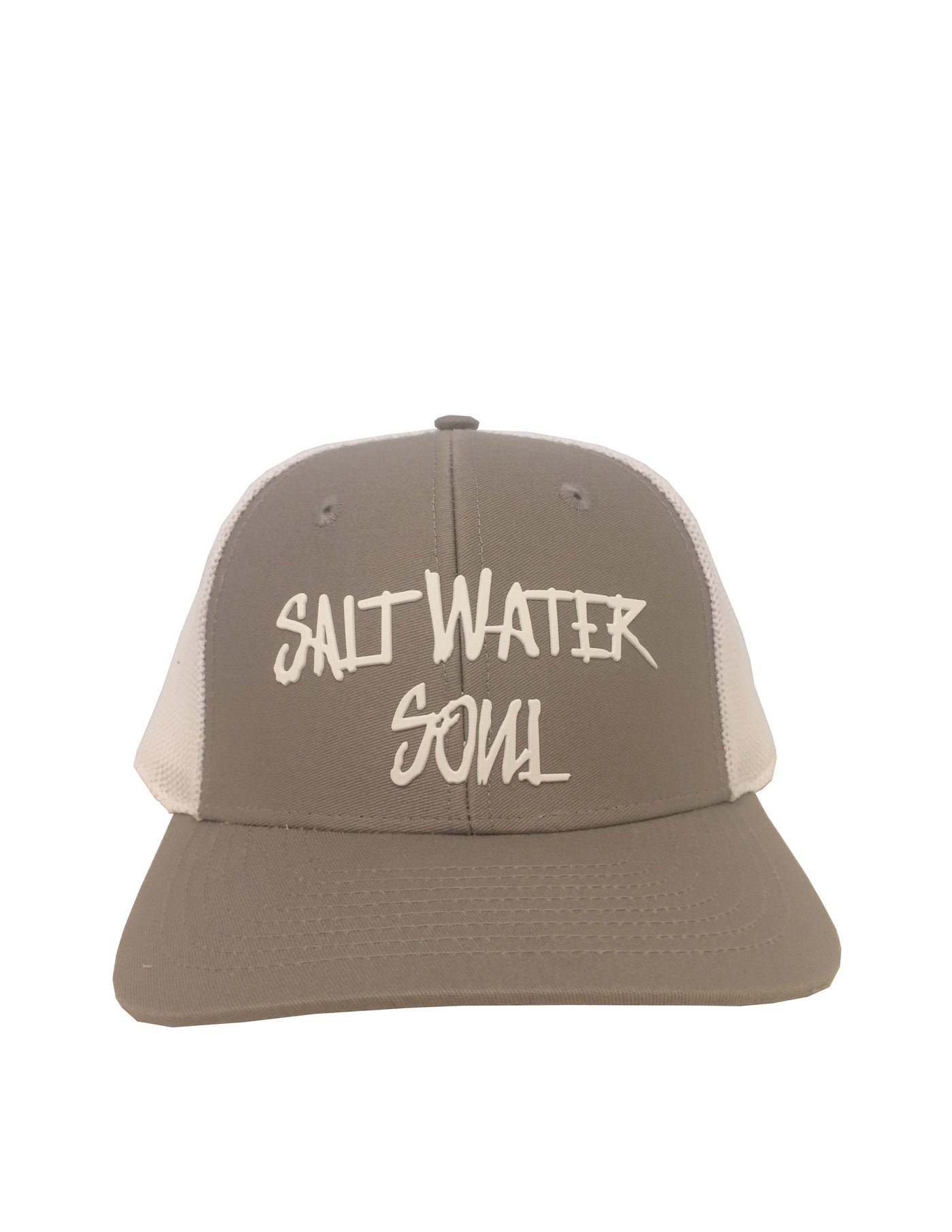 Gray SaltWaterSoul - FlexFit Hat