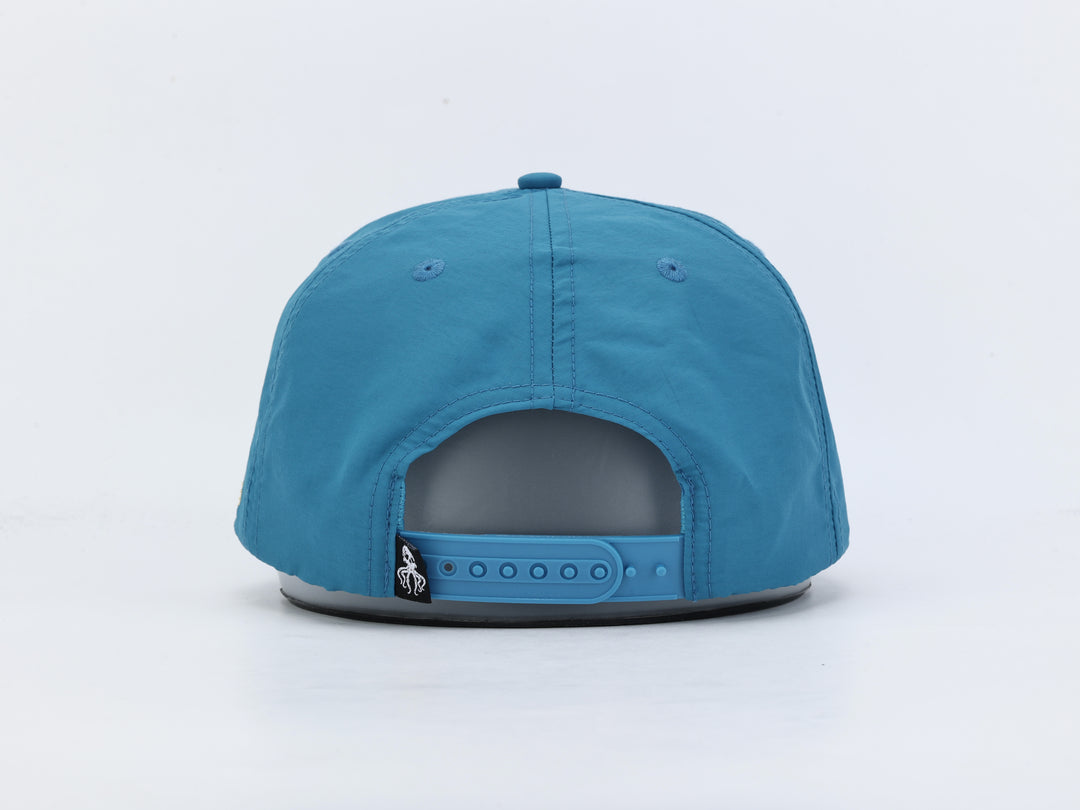 Embroidered Marlin - Blue - Rope Hat
