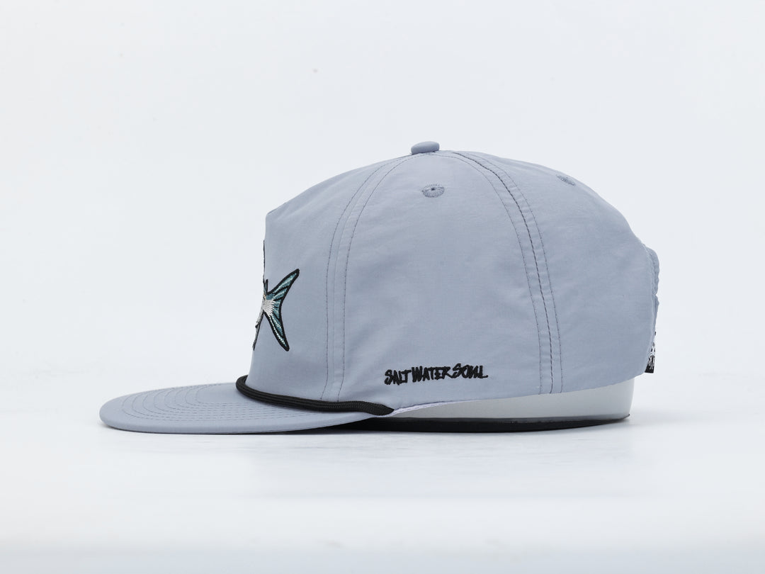 Embroidered Tarpon - Light Purple - Rope Hat