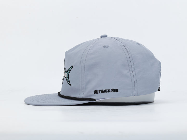 Embroidered Tarpon - Light Purple - Rope Hat