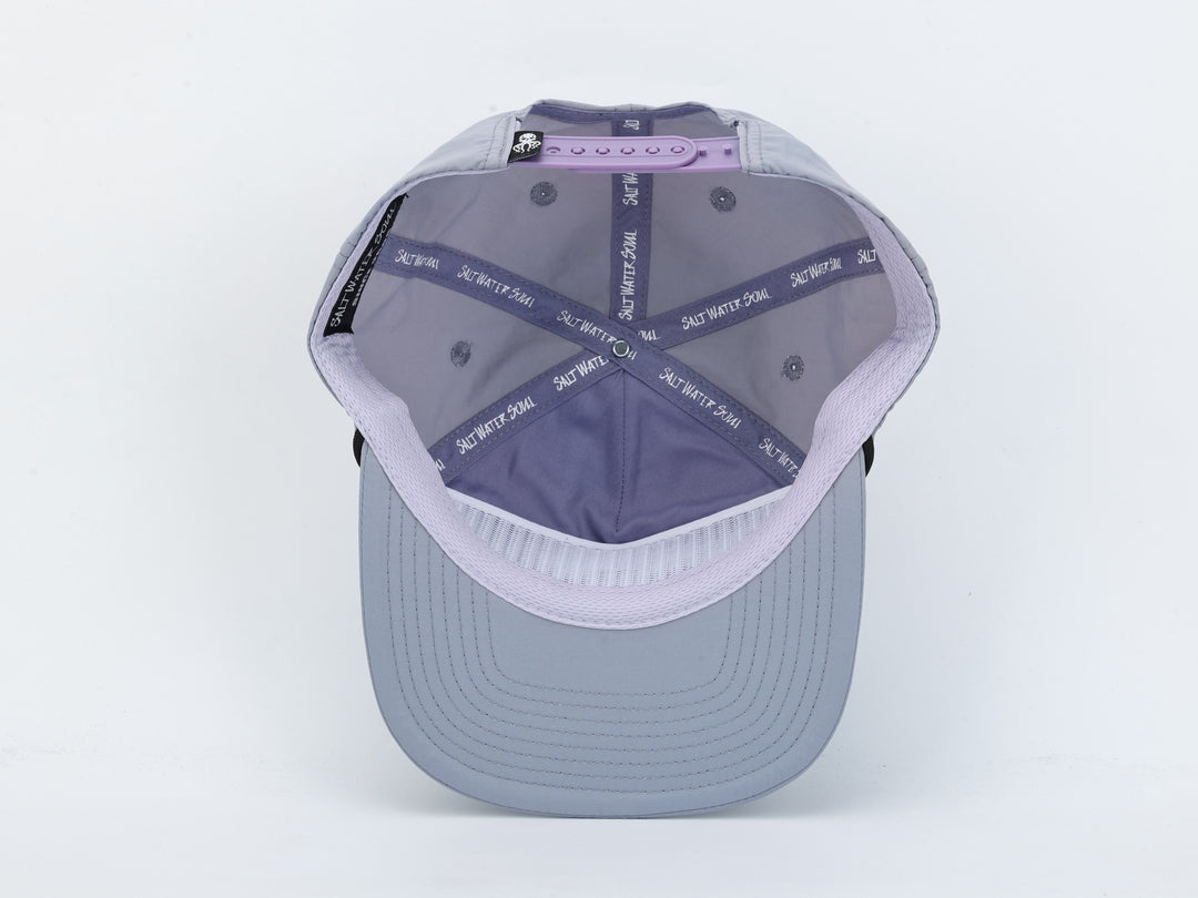 Embroidered Tarpon - Light Purple - Rope Hat