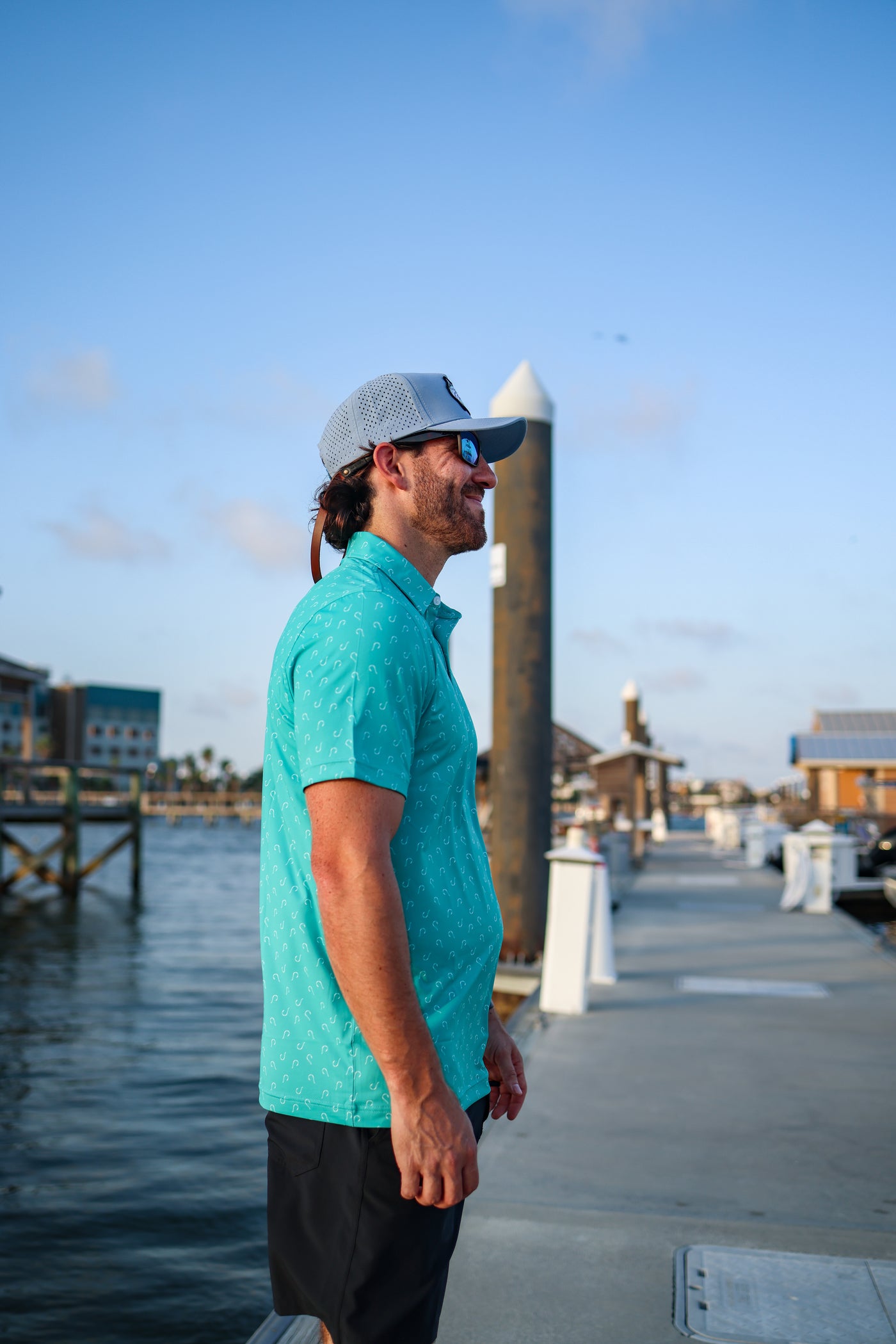 Circle Hook Polo Shirt