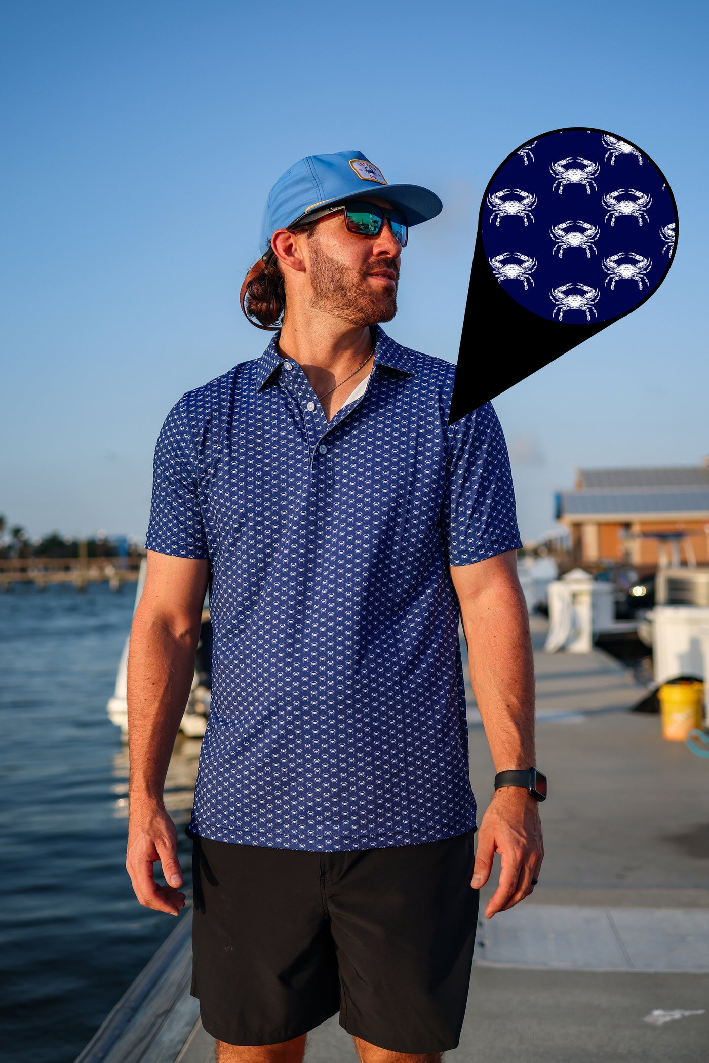 Classy Crabs Polo