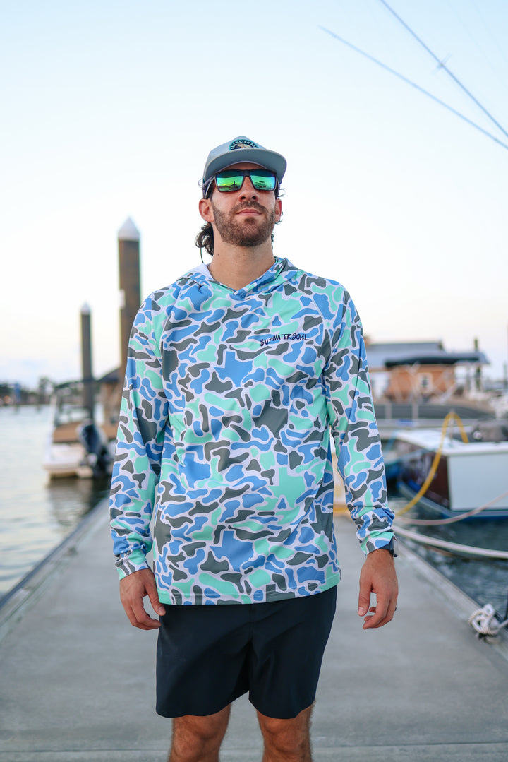 Texas Coastal Camo Performance Hoodie