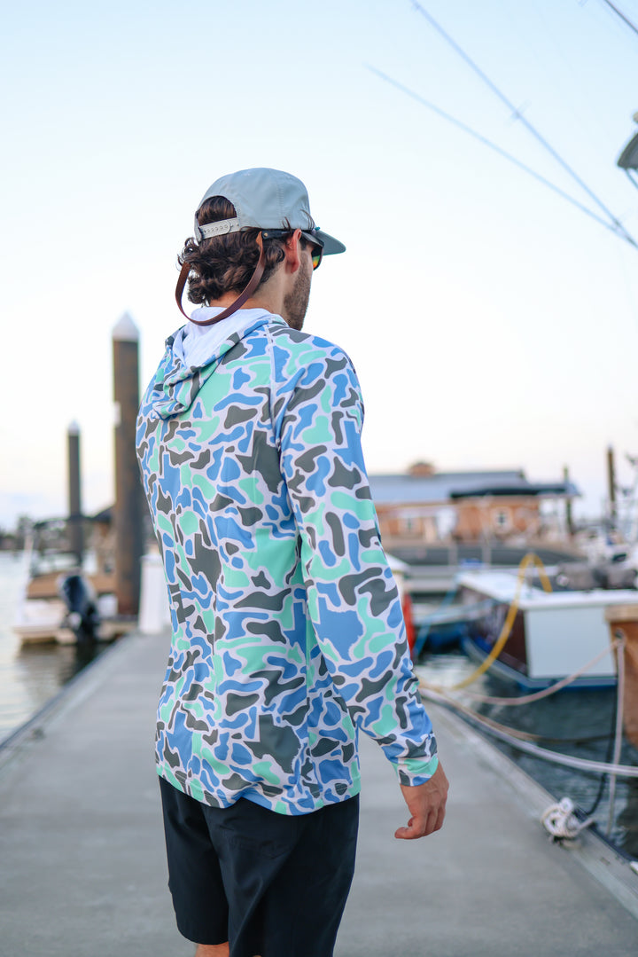 Texas Coastal Camo Performance Hoodie