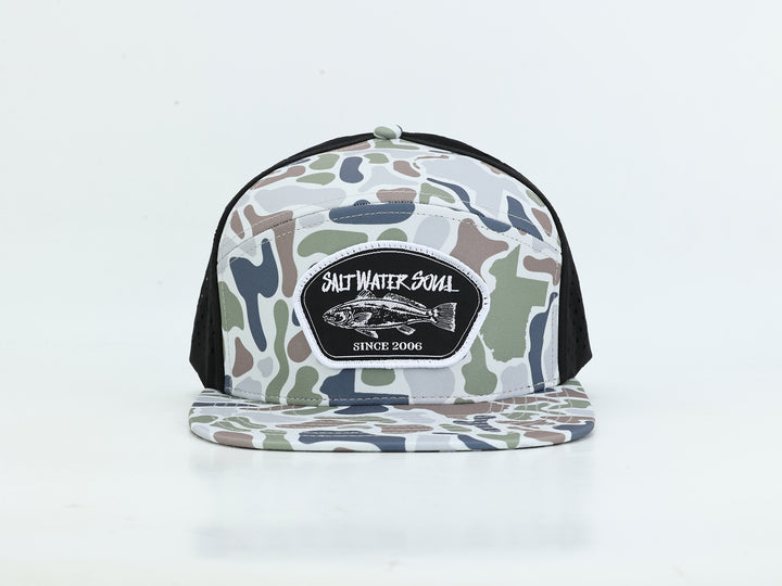 Redfish Wordmark - Texas Sand Camo - Vented Hat