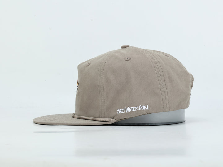 Embroidered Redfish - Stone - Rope Hat