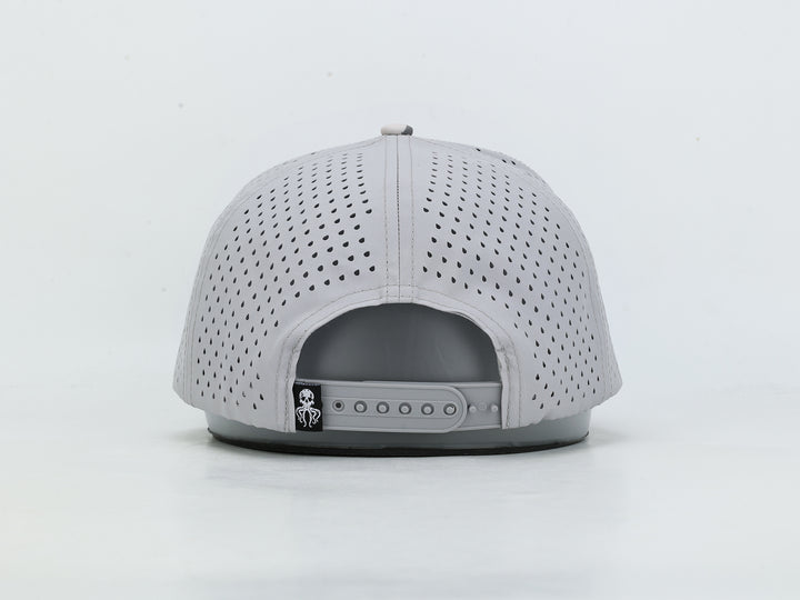 Flounder Wordmark - Fish Camo - Vented Hat