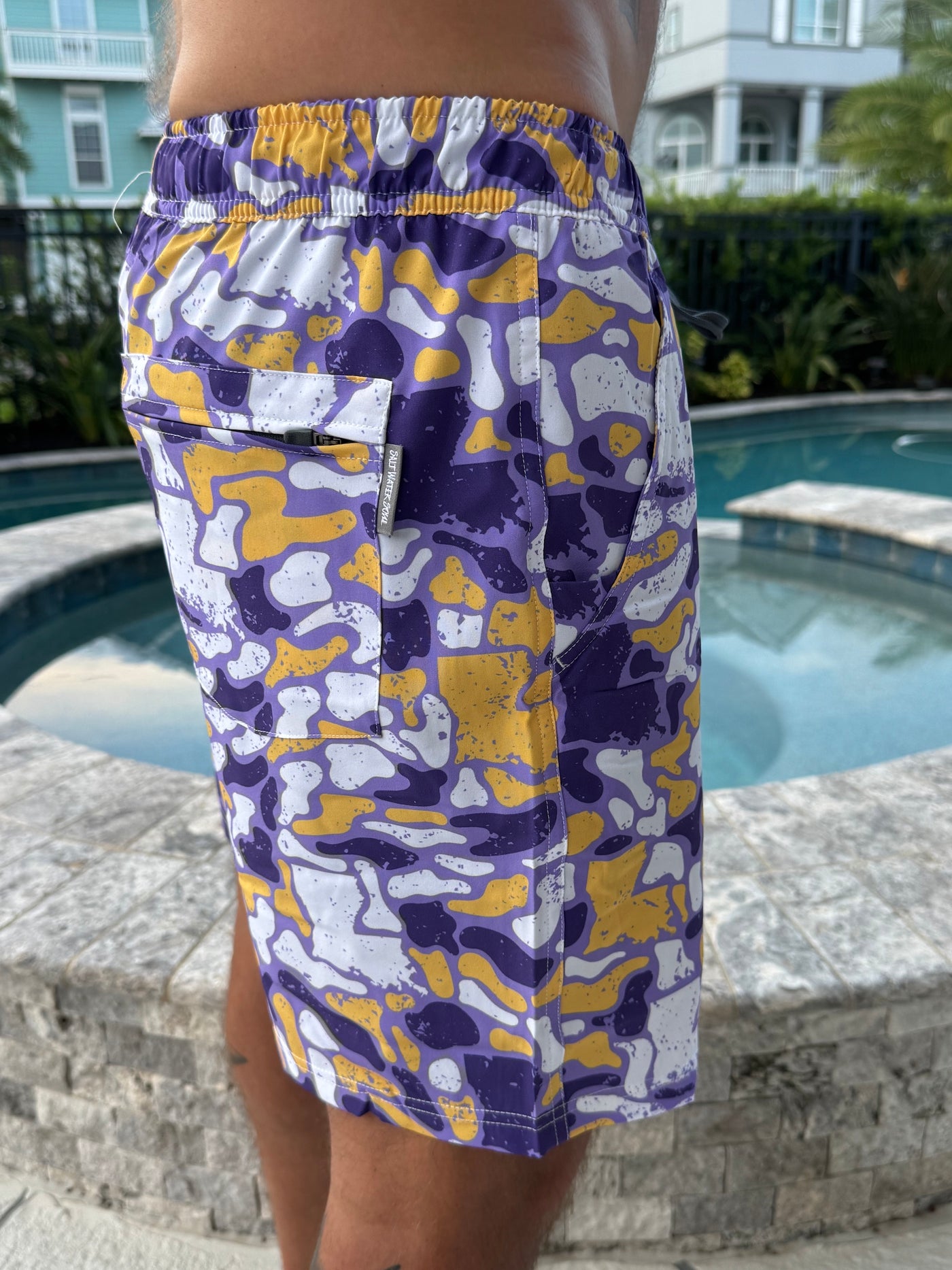 Louisiana Camo Athletic Shorts