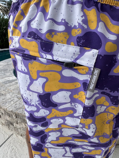 Louisiana Camo Athletic Shorts