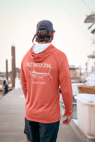Marlin Classic Orange Performance Hoodie