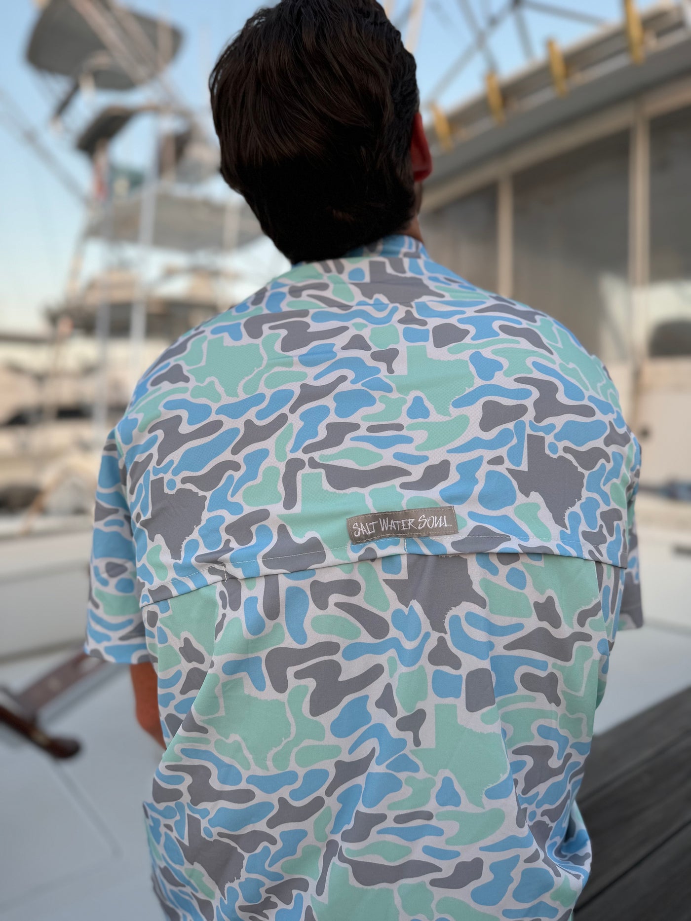 Texas Coastal Camo Fishing Shirt