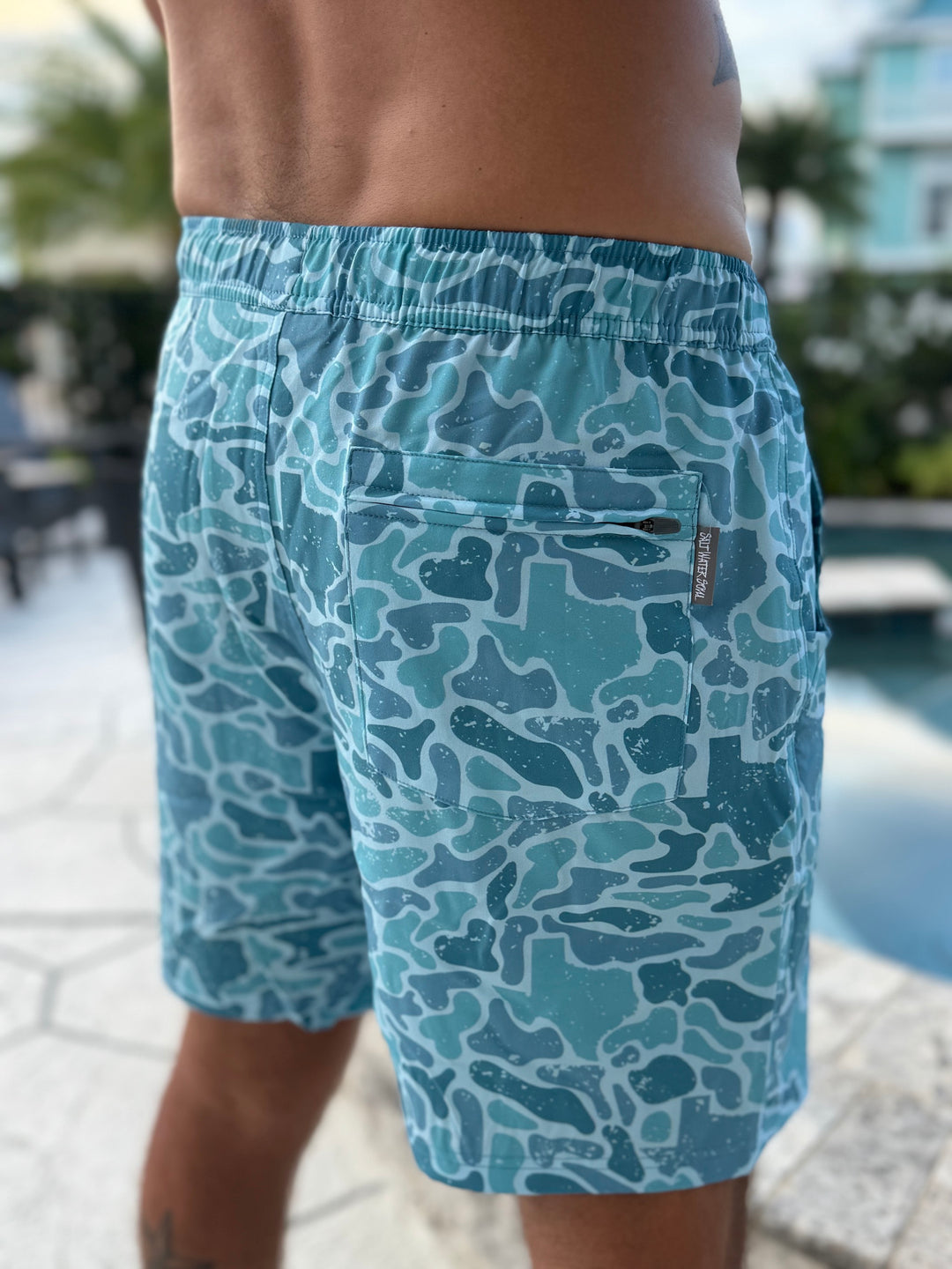 Texas Ocean Camo Board Shorts