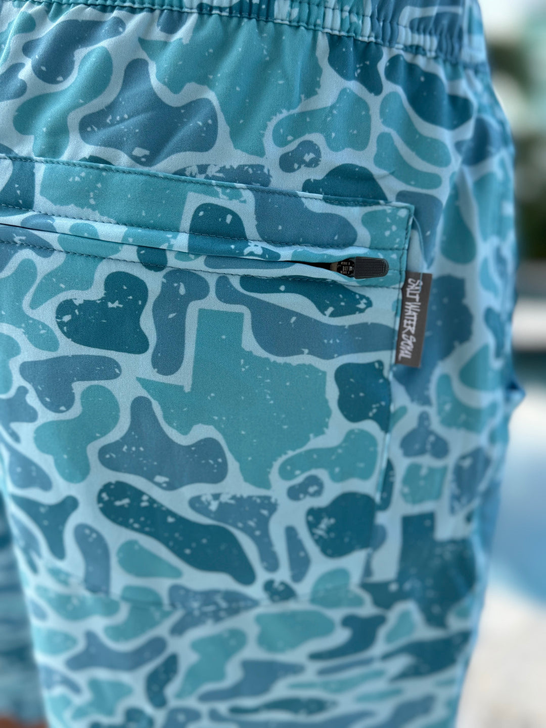 Texas Ocean Camo Board Shorts