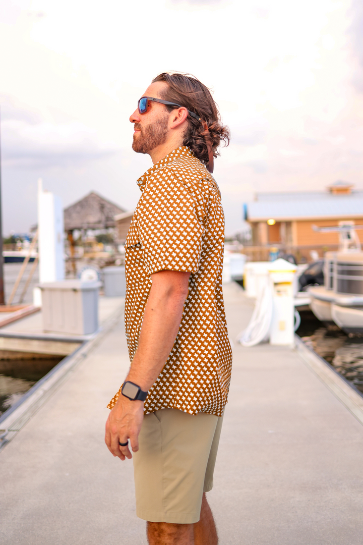 The Austin Pearl Snap Fishing Shirt
