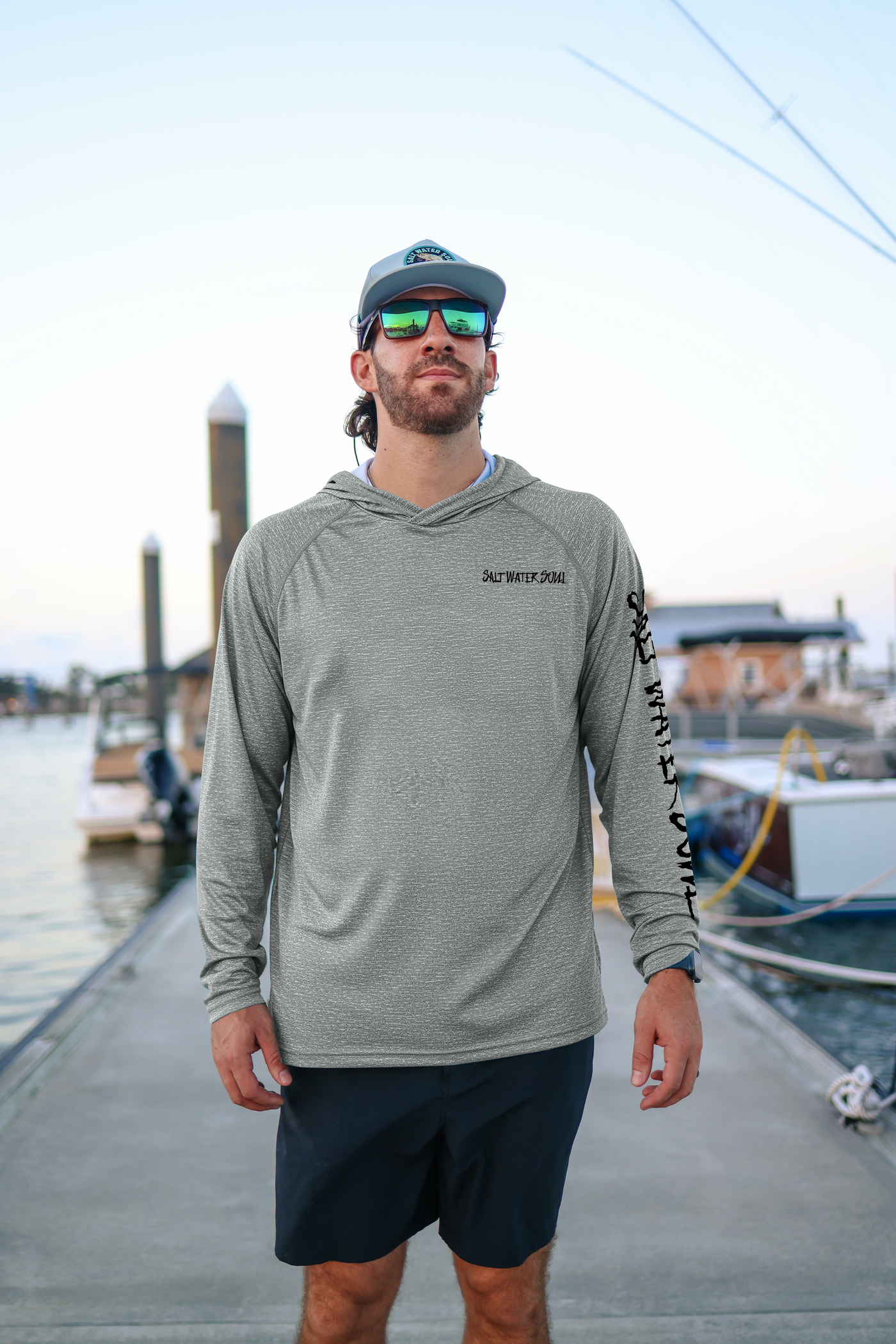 Tuna Classic Gray Performance Hoodie