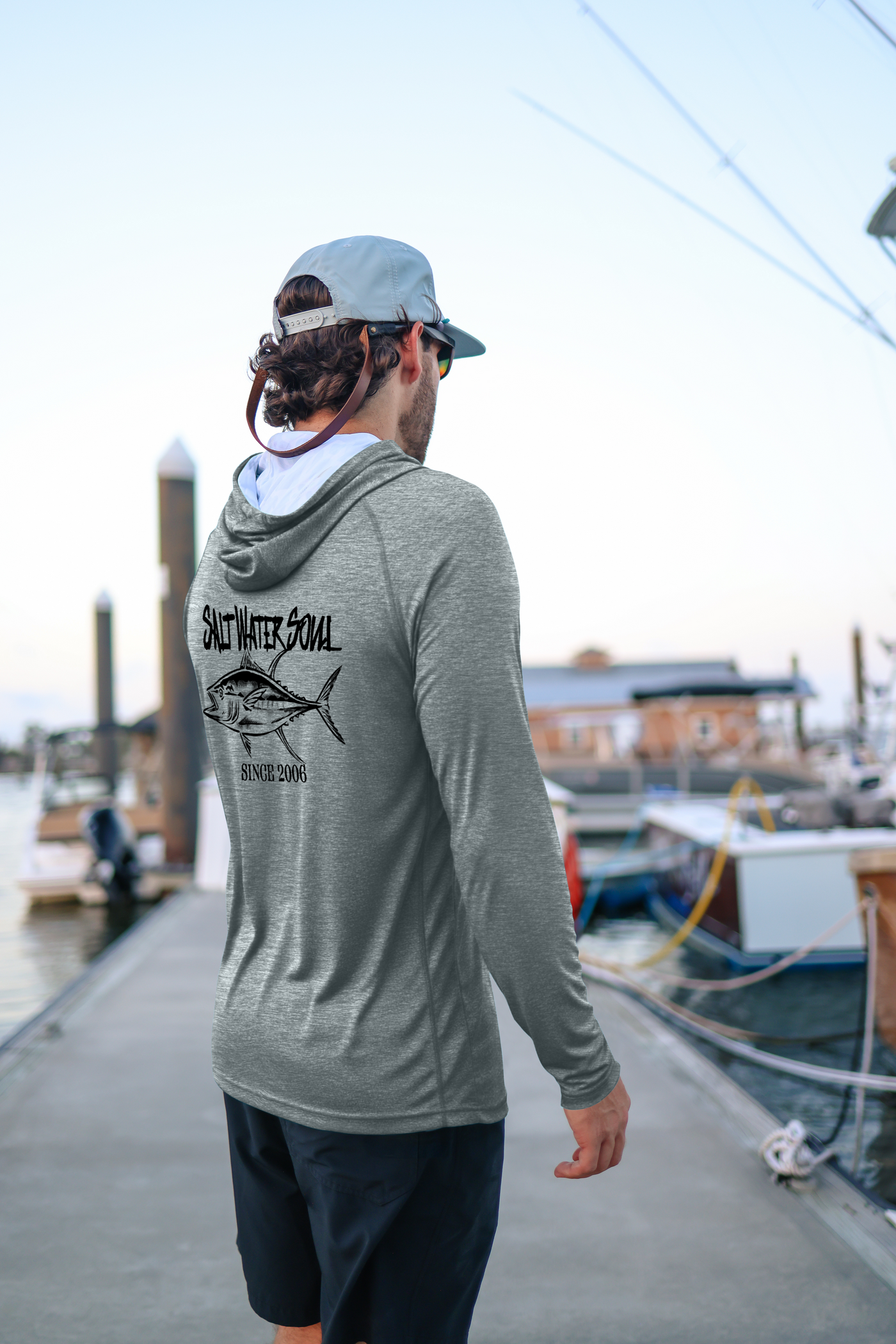 Tuna Classic Gray Performance Hoodie