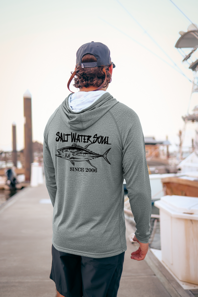 Tuna Classic Gray Performance Hoodie