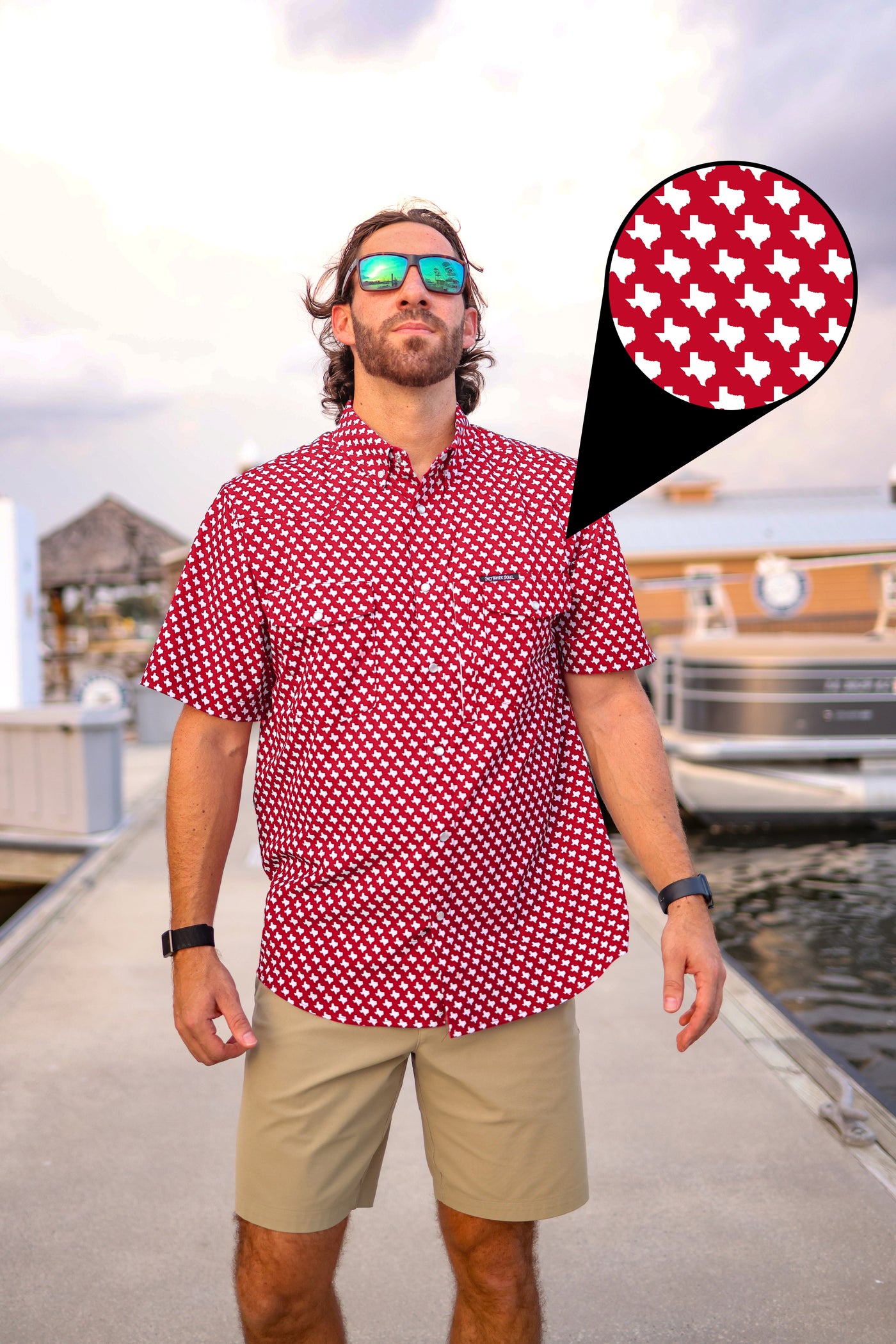 The Houston Pearl Snap Fishing Shirt