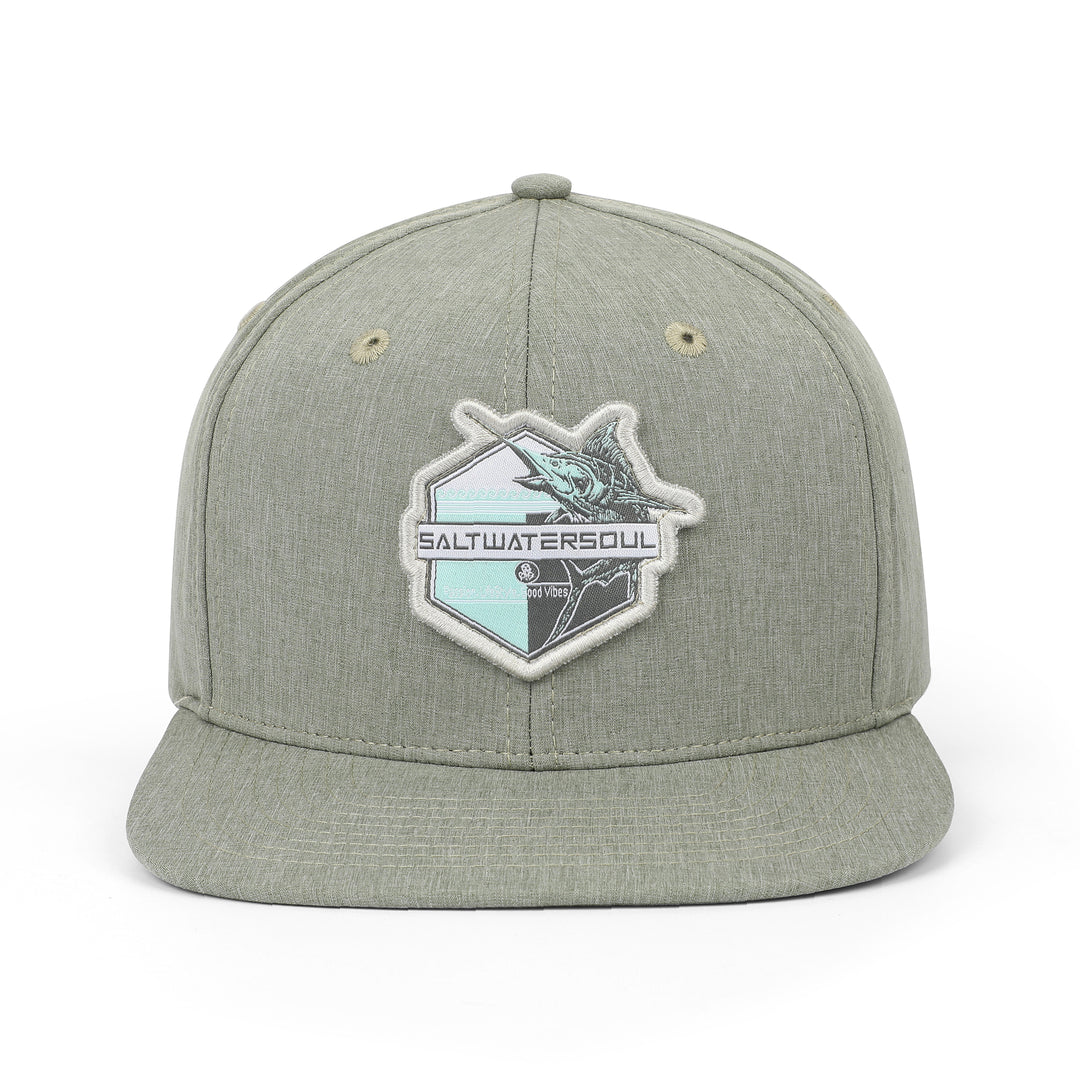 Modern Marlin - Green - Snapback Hat
