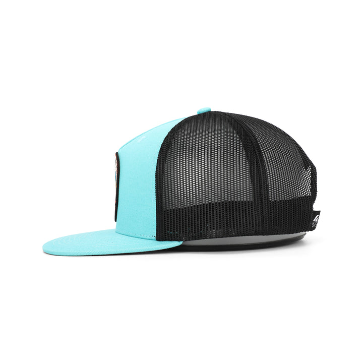 Marlin Trident - Teal - Mesh Trucker Hat