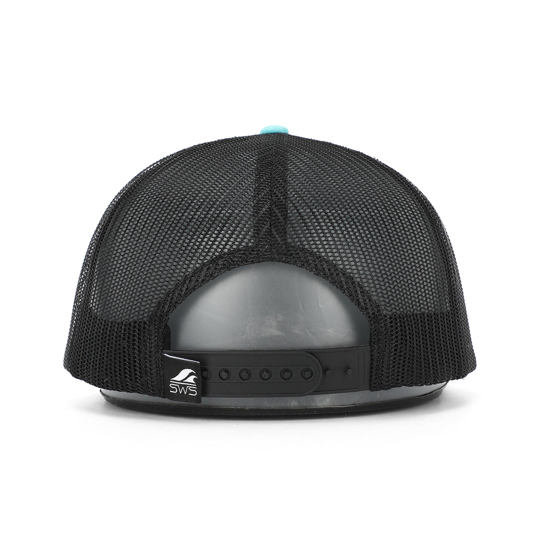 Marlin Trident - Teal - Mesh Trucker Hat