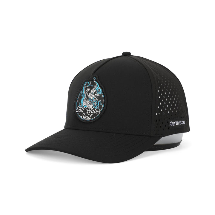 Kraken - Black - Vented Hat