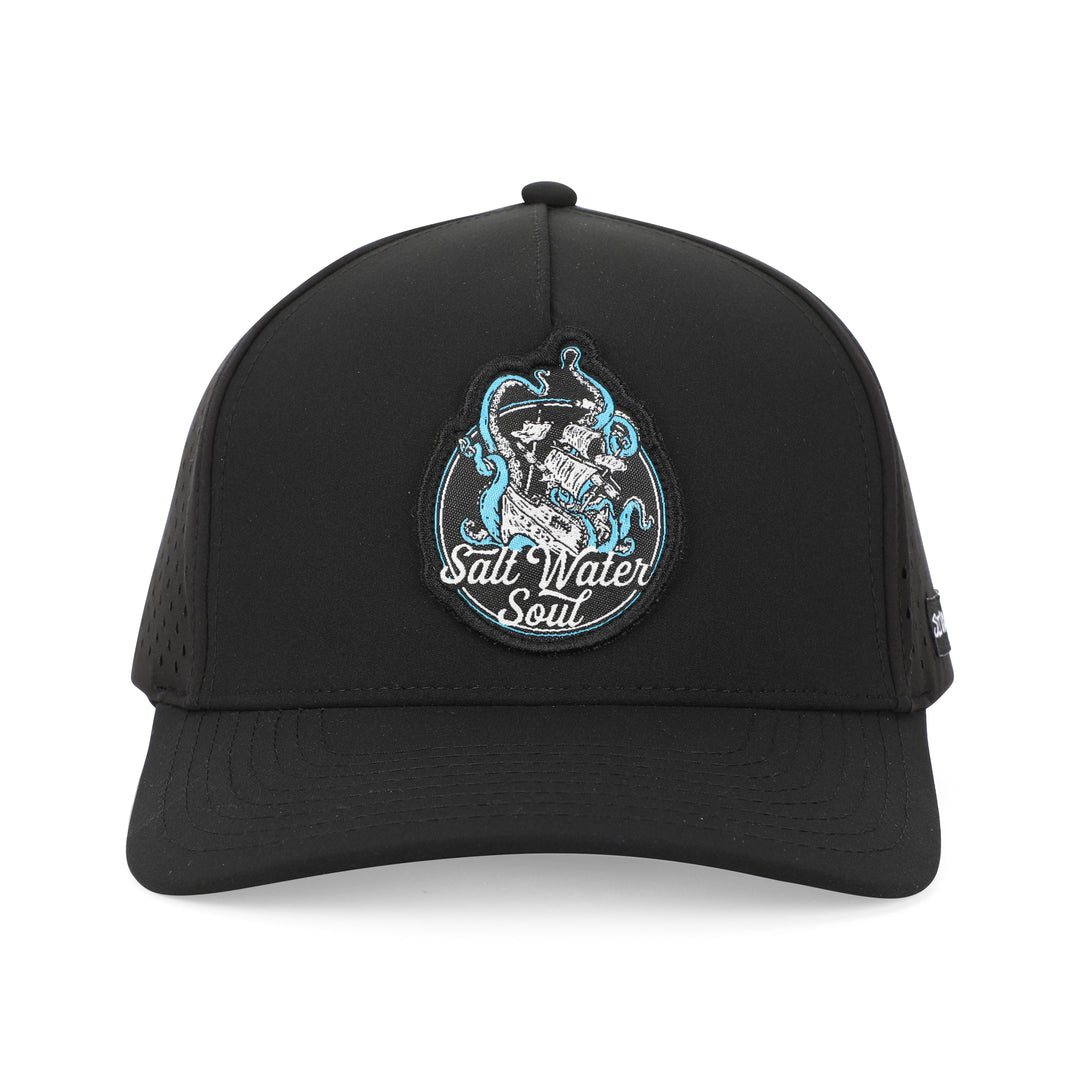 Kraken - Black - Vented Hat