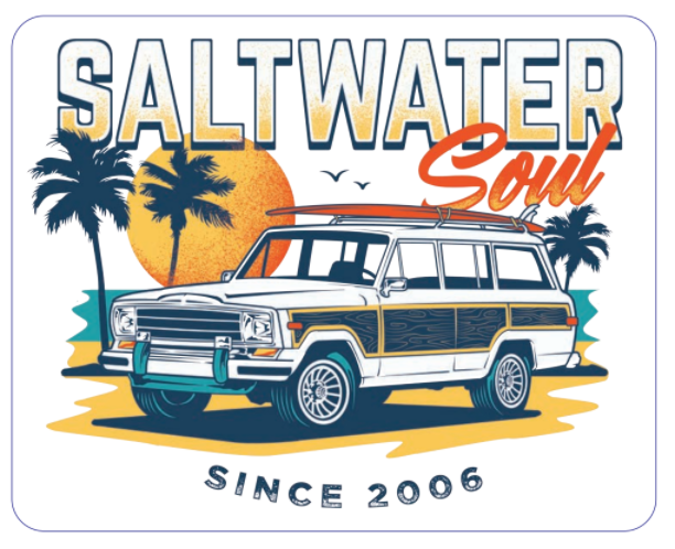 Saltwater Wagon Decal